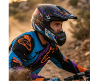 Kamikaze Kask pełny Ninja - M - 1526326 - zdjęcie 5